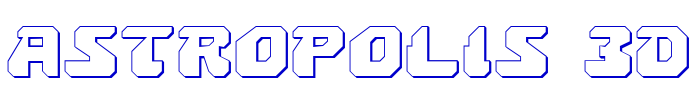 Astropolis 3D 字体
